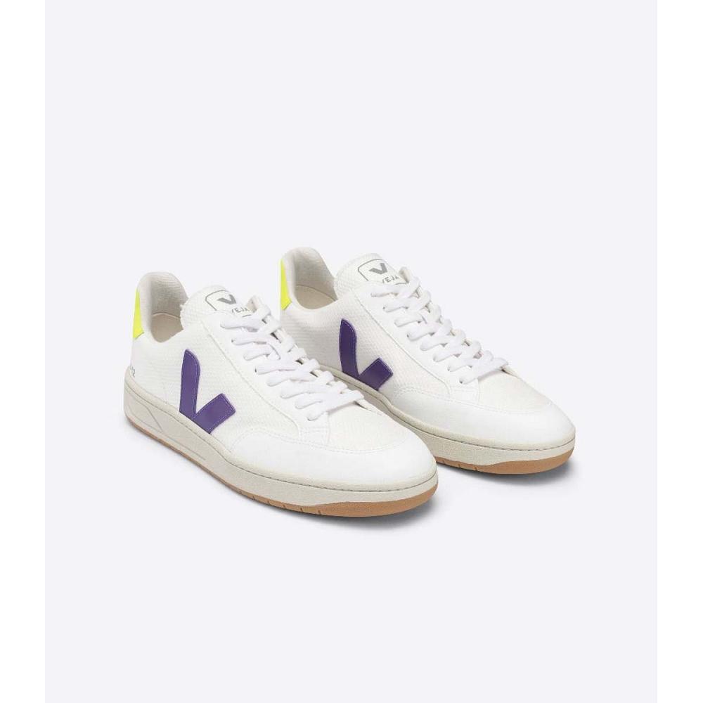 Veja V-12 B-MESH Tenisky Damske White/Purple | SK 668XYU